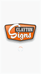 Mobile Screenshot of claytonsigns.com